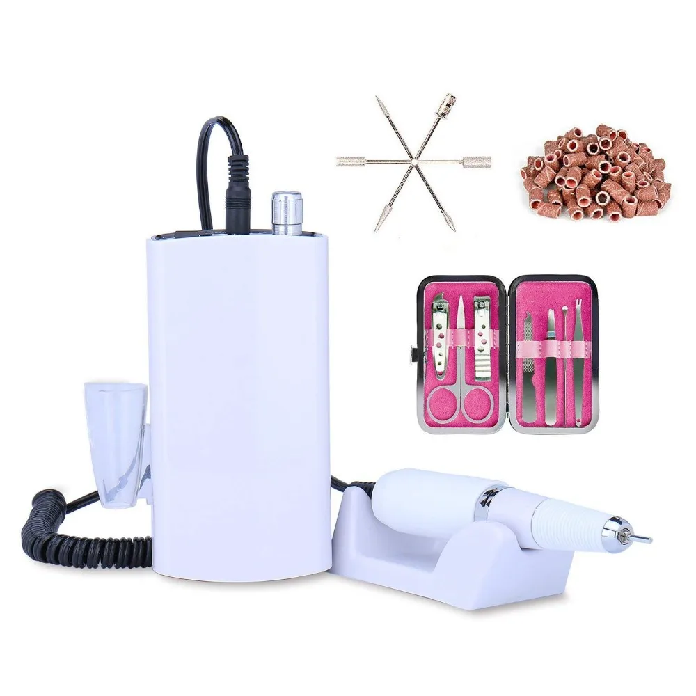 30000 об./мин. перезаряжаемая дрель для ногтей машина Портативный электрический