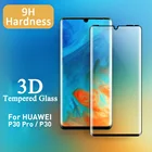 3D закаленное стекло для Huawei P30 Lite Pro Защитное стекло для экрана для Huawei Mate 20 Pro Lite Полное покрытие Защитное стекло для экрана