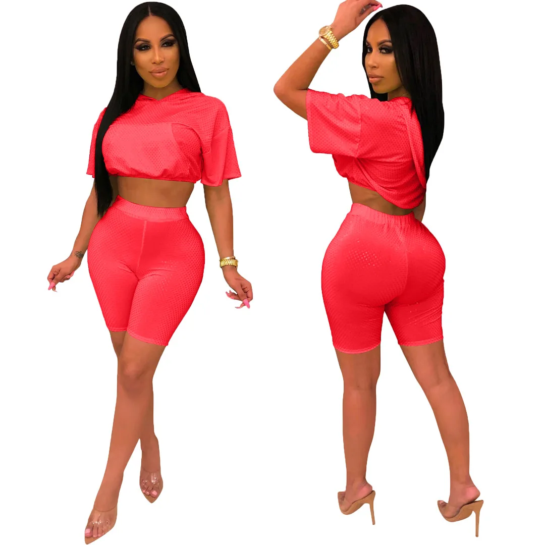 Женский комплект 2 шт. спортивный костюм праздничная одежда укороченный топ и