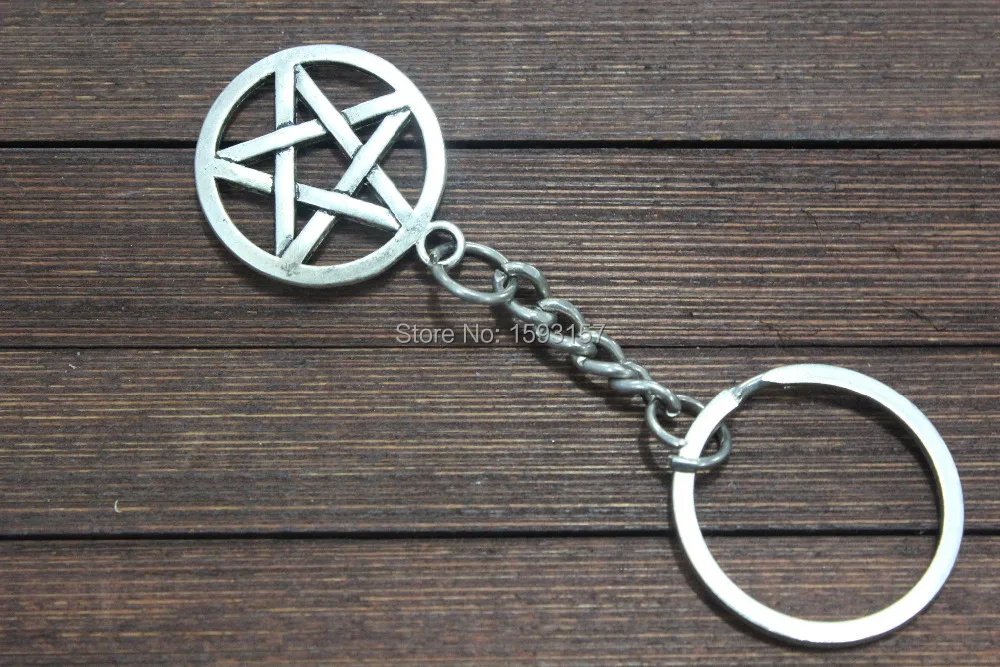 silver Pentagram keychain Friendship Gift Christmas steampunk gift | Украшения и аксессуары