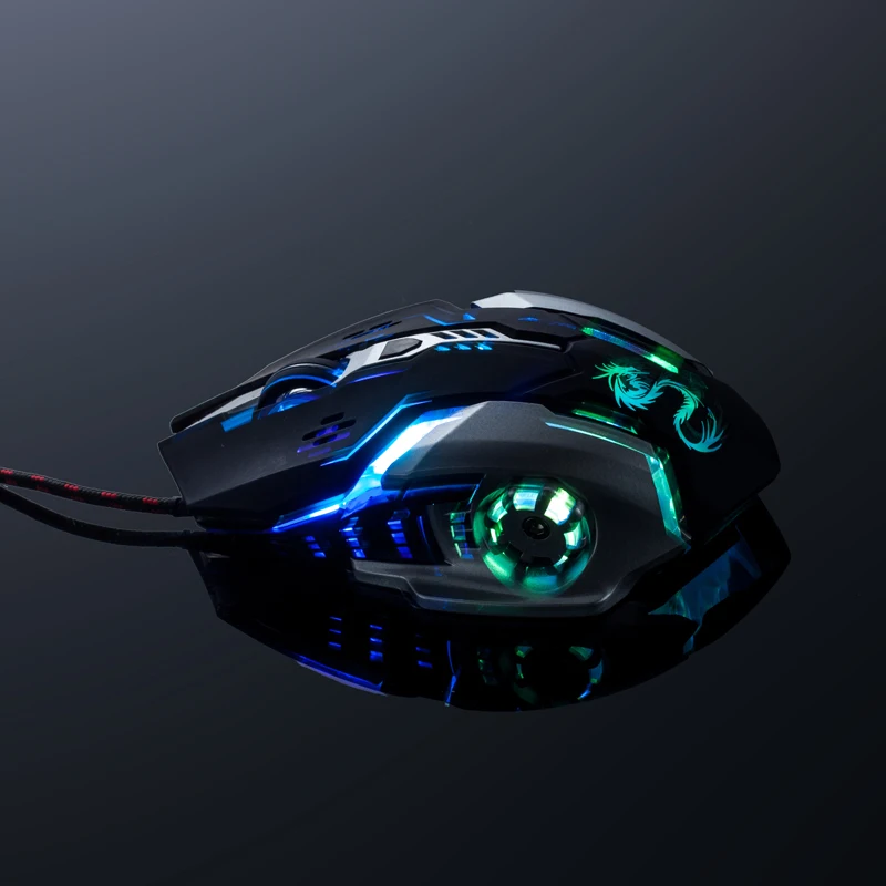 Бренд USB ноутбук Проводная игровая мышь для ПК компьютера Dota2 cs go игры mause sem fio