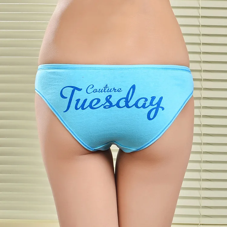 4 шт./партия хлопковое нижнее белье для женщин на день недели белье|panty hot|ladies