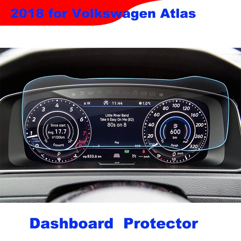 

for Volkswagen Atlas 2018 Instrument Panel TPU Screen Protector 12.3 Inch Dash Panel dashboard protective Screen Film