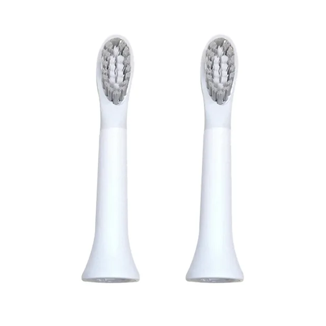 2 pc toothbrush head Оригинальная XIAOMI Mijia soocas SO WHITE Sonic электрическая зубная щетка Беспроводная Индукционная зарядка IPX7 Водонепроницаемая зубная щетка - Цвет: 2 pc toothbrush head