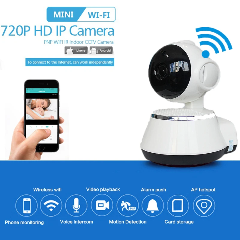 Миллион HD 720P IP камера Беспроводная интеллектуальная видеонаблюдения вор