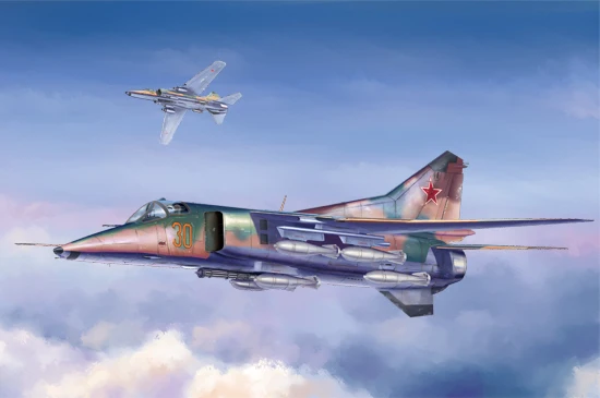 

Trumpeter 05802 Model Kit 1/48 Mig-27 Flogger D Plastic Model Aircraft