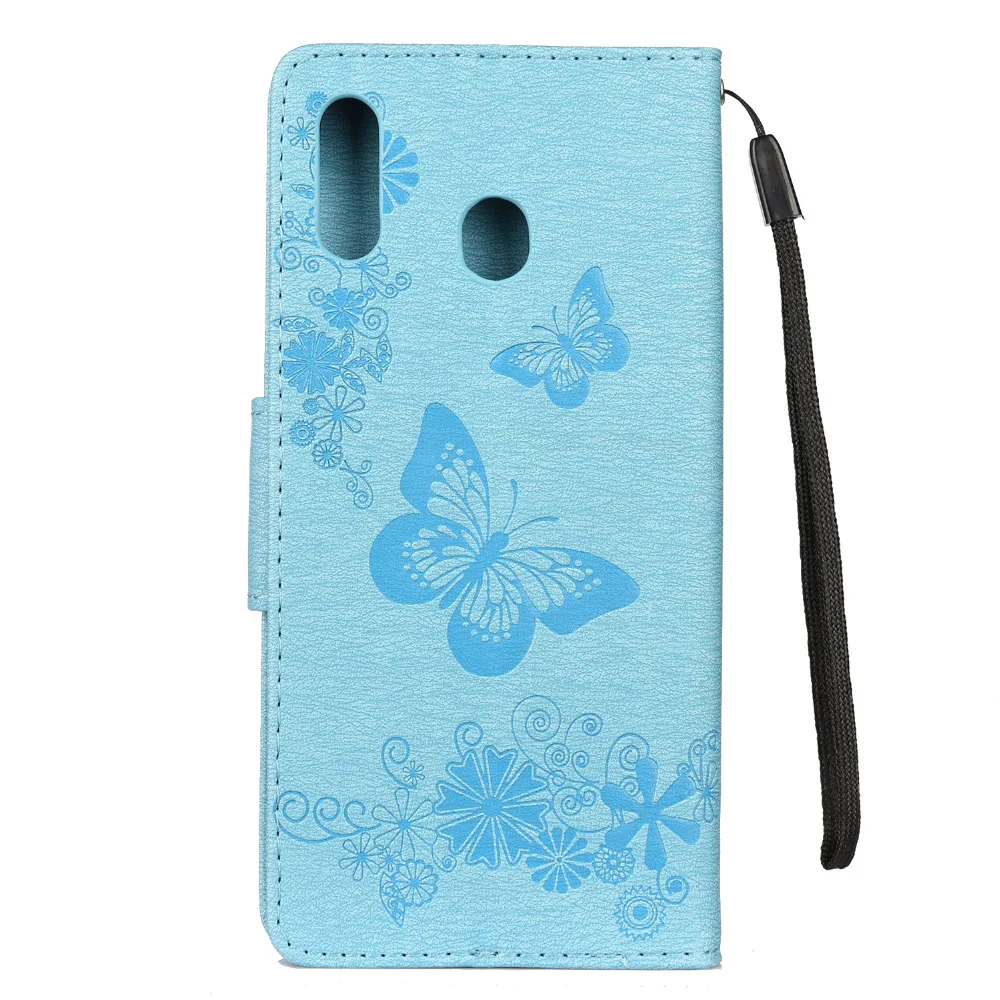 Y6() кожаный чехол s для huawei Y6 чехол для Coque huawei Y 6 Y6Prime Y6 Prime бабочка откидная крышка кошелек сумка для телефона