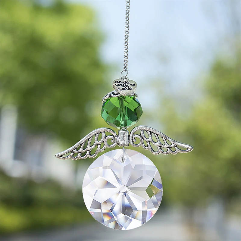 H& D Кристалл ангел-хранитель Suncatcher оконная подвеска украшения Висячие Радуга производитель мяч призмы для домашнего декора(Multi-7pcs
