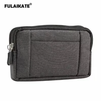 fulaikate 5 2 denim horizontal universal bag for iphone x sports phone waist pouch for iphone 7 8 case portable pocket
