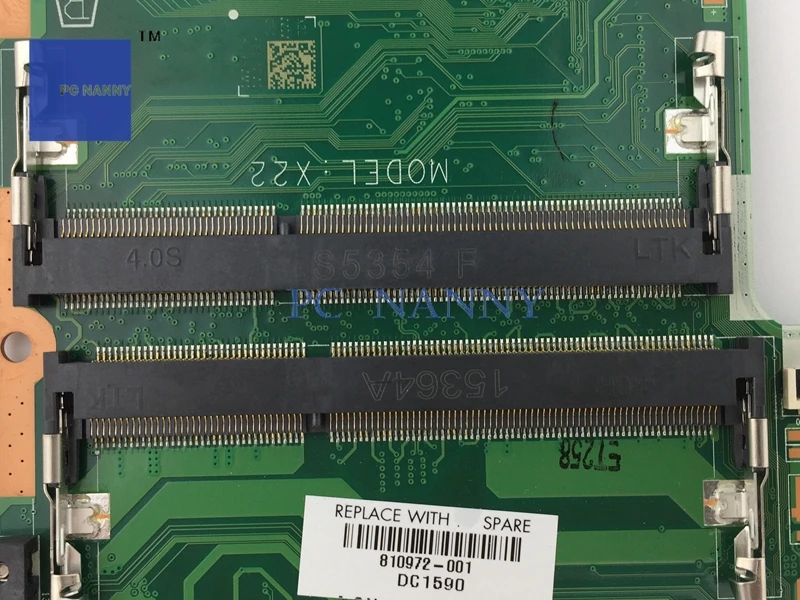 Материнская плата PCNANNY 810972 001 501 DA0X22MB6D0 X22 для Hp Pavilion 14 AB Series A8 7410|Материнские платы