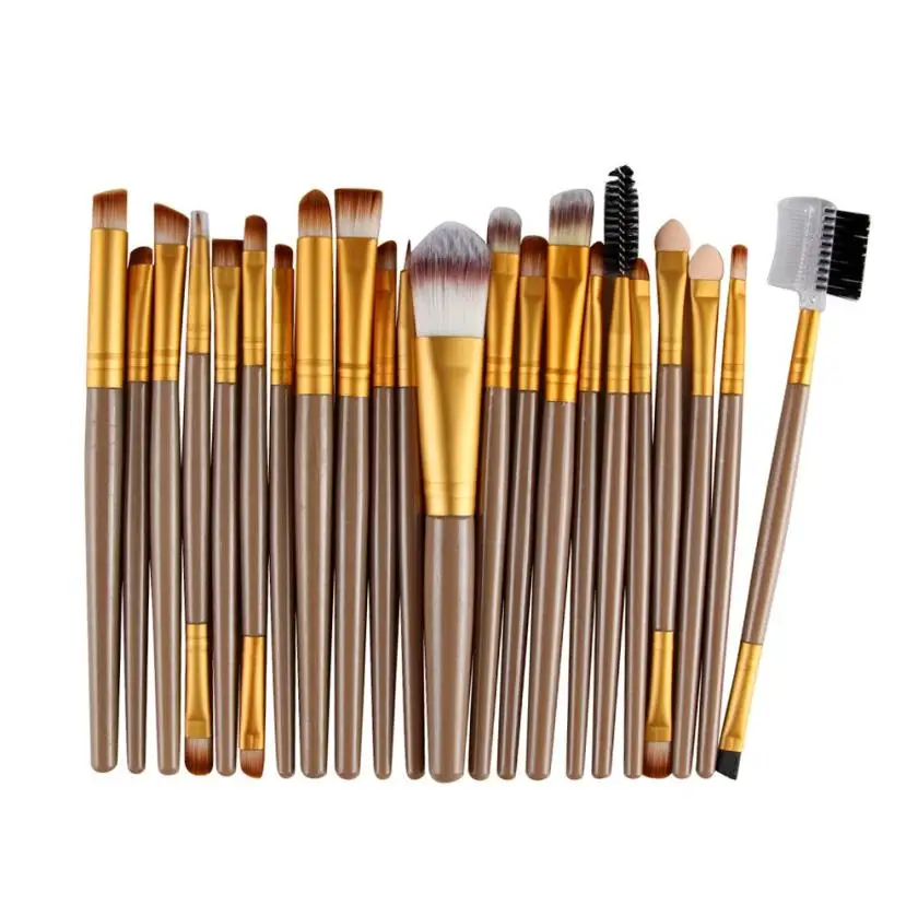 Новая мода высокое качество 22 шт./компл. набор кистей для макияжа туалетных