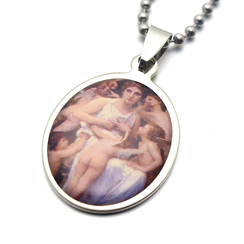 Ожерелье из нержавеющей стали с подвеской длиной 60 см | Украшения и аксессуары