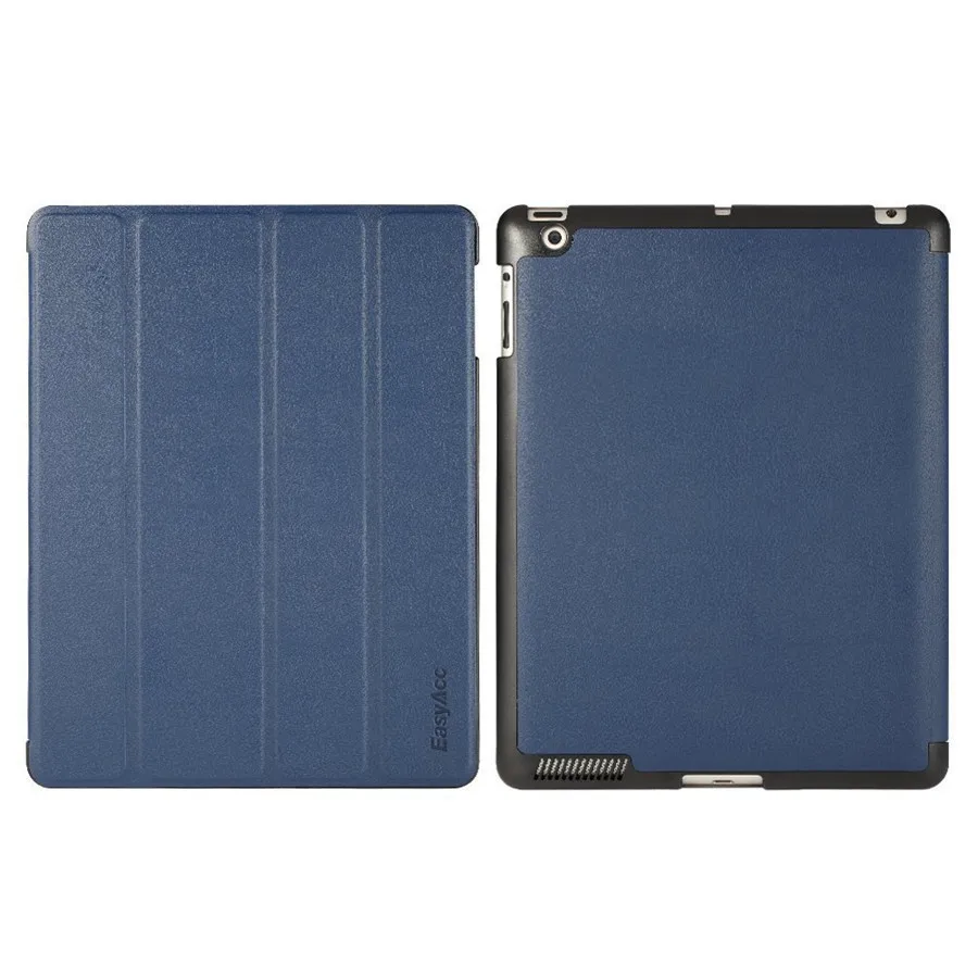 Easyacc для iPad 2/3/4 тонкий чехол из искусственной кожи мягкий чехол-книжка с функцией