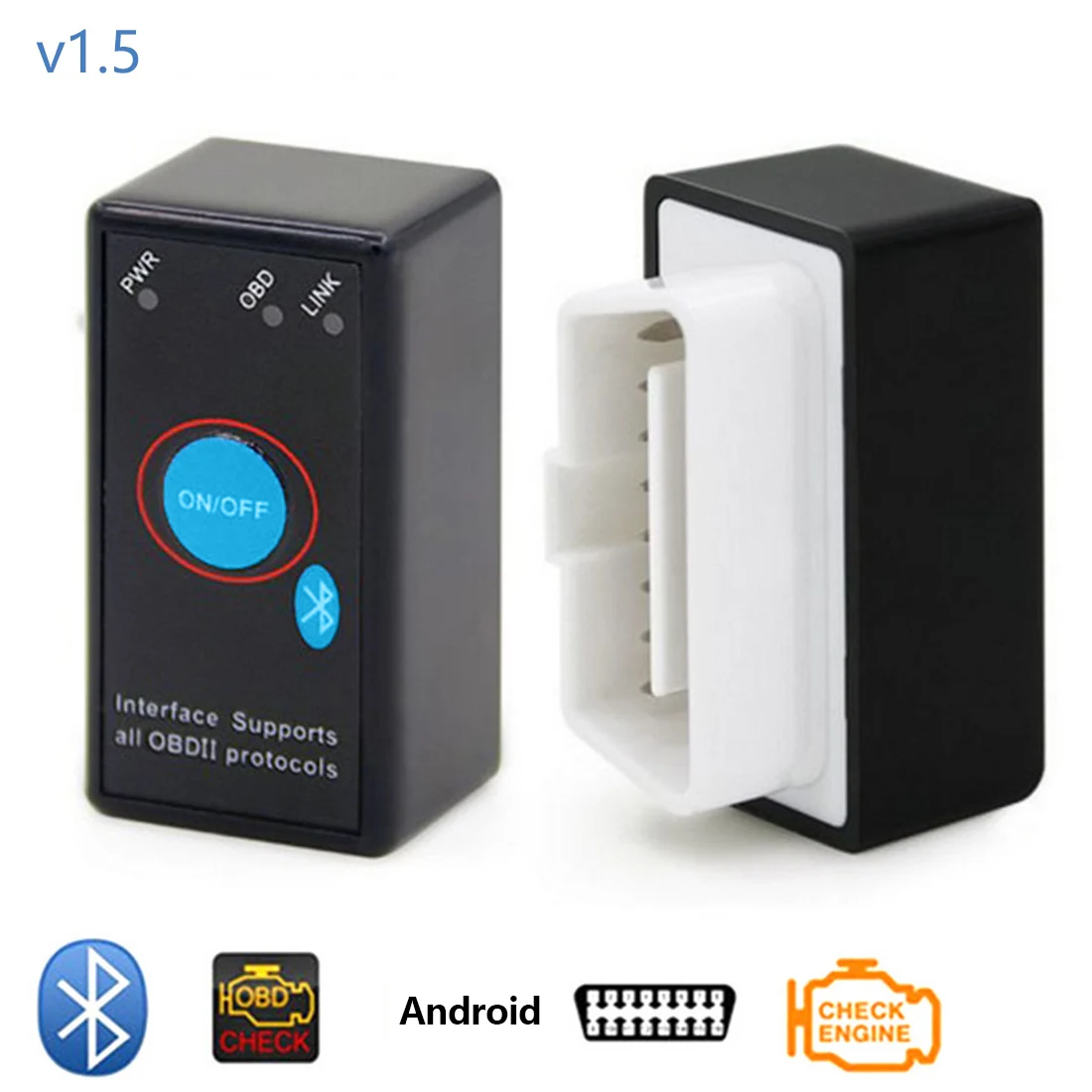Dewtreetaliu Bluetooth диагностический инструмент PIC18F25K80 V1.5 Super MINI ELM327 Программное