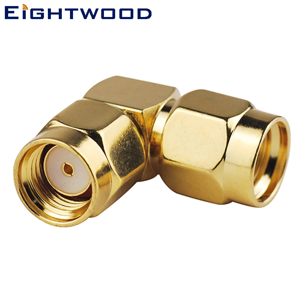 Eightwood 5 шт. RP-SMA серия радиочастотный коаксиальный адаптер обратная штекер