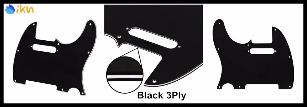 FLEOR 1 шт. электрогитара Tele Pickguard скретч пластина 8 отверстий w/звукосниматель с одинарной катушкой отверстие для США/Мексика Tele гитары аксессуары