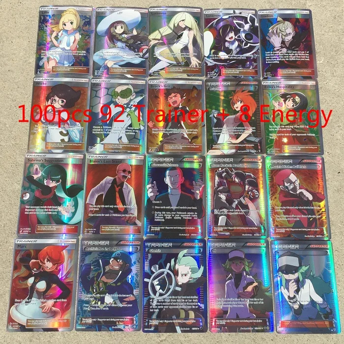 300 шт карточные настольные игры Poke Flash GX EX Мега дрессировочные карты Charizard Mew для детских игрушек