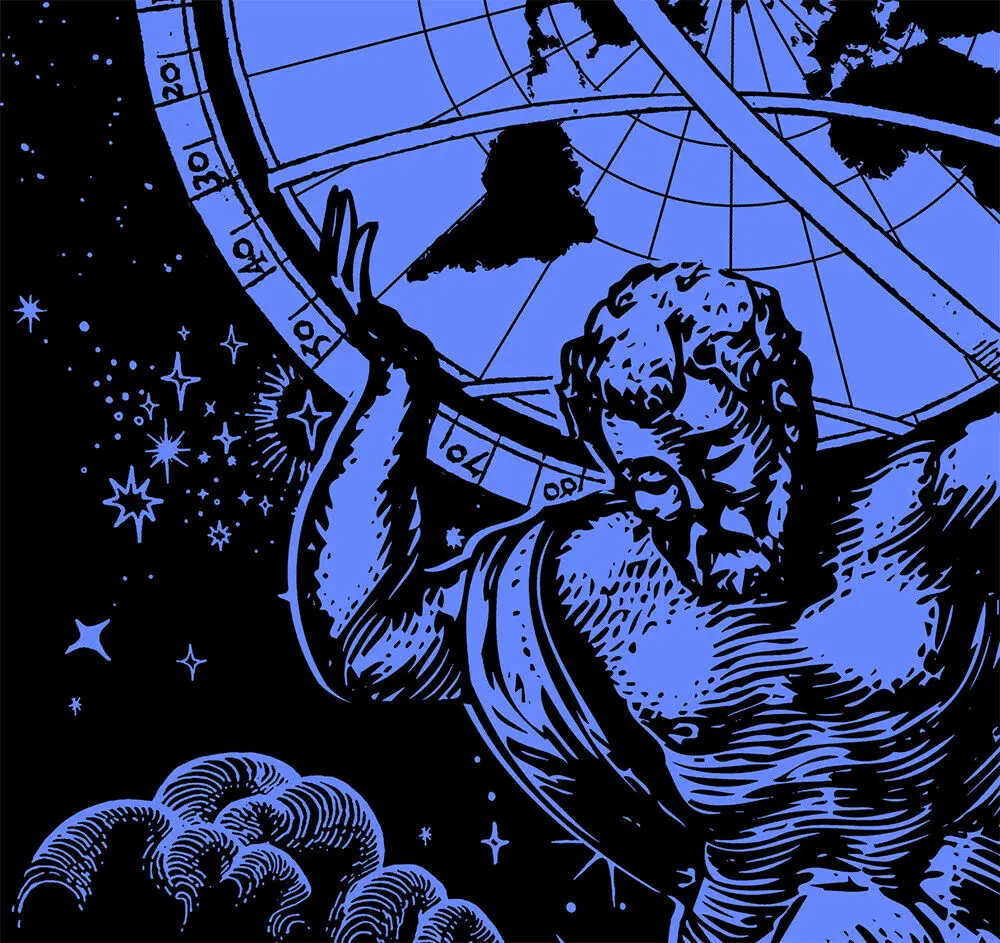 2019 модная плоская футболка с атласом земли простая греческая унисекс|Мужские