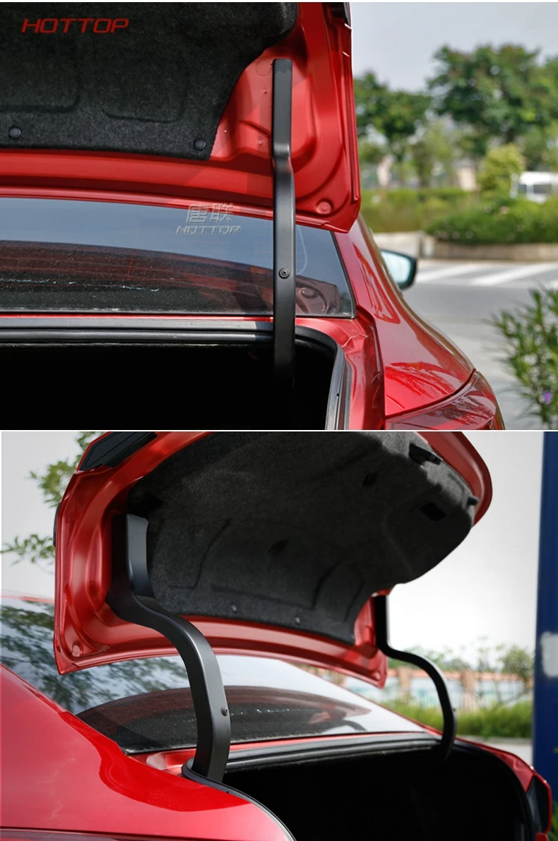 HOTTOP Trunk stay bar Защитная крышка для axela стайлинга автомобилей