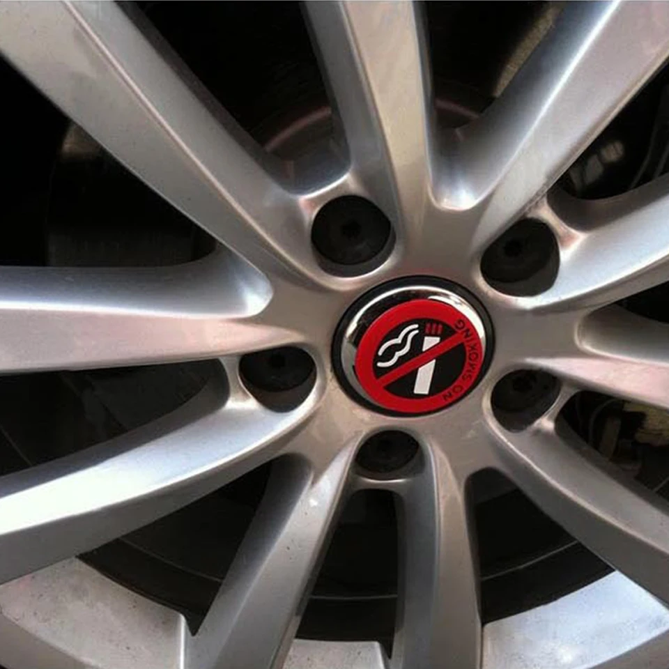 ZD 1 шт. наклейки не курить логотип для Toyota C-HR Corolla RAV4 Honda Accord Civic Fit CRV nissan Qashqai Juke Almera