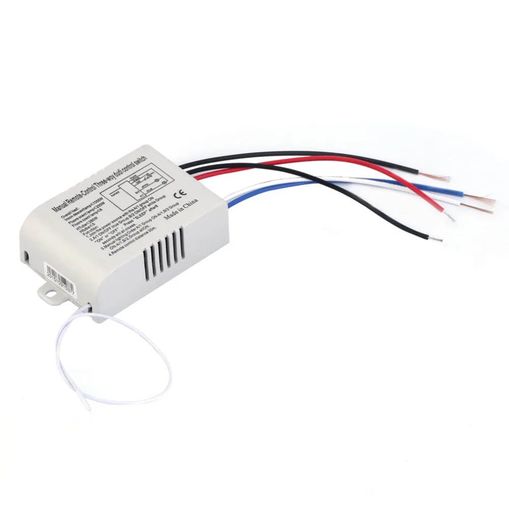 220V 3 Way на включение/выключение цифровому RF пульт дистанционного управления