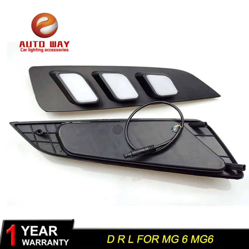 Бесплатная доставка 12В 6000 К LED DRL дневные ходовые огни чехол для MG 6 MG6 2018