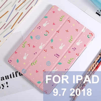 C1 for iPad 9.7 2018 Чехол для планшета с милым кроликом из мультфильма для Mini 5, новинка, iPad 9,7, Air 1, 2, чехол с подставкой, анти-капля, для iPad 2, Mini, 1, 2, 3, 4, чехол - Цвет: C1 for iPad 9.7 2018