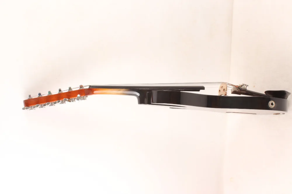 Электрическая скрипка с 6 струнами 4/4 форма пламени мощная звуковая Лада из