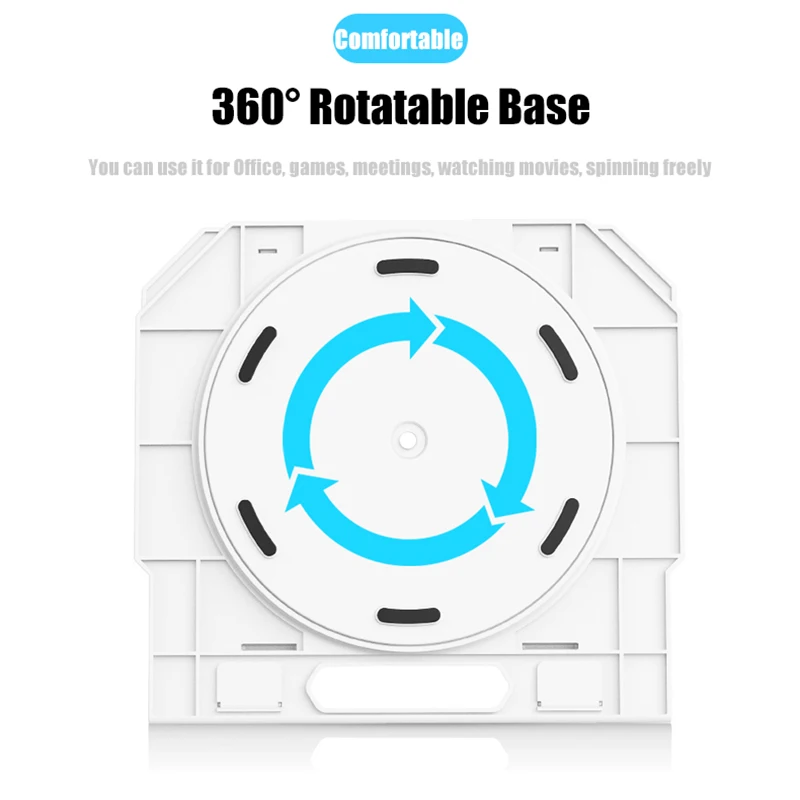 COOLCOLD охлаждающая подставка для ноутбука с поворотом на 360 градусов портативный кулер для ноутбука Регулируемый держатель для ноутбука 15,6 17