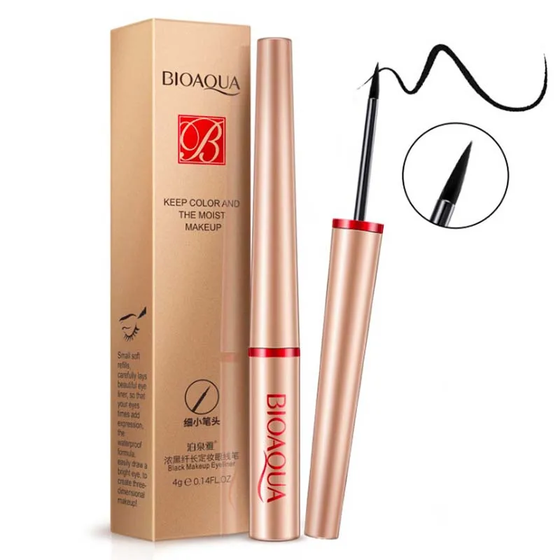 Горячая Черная Подводка для глаз инструменты макияжа аксессуары не