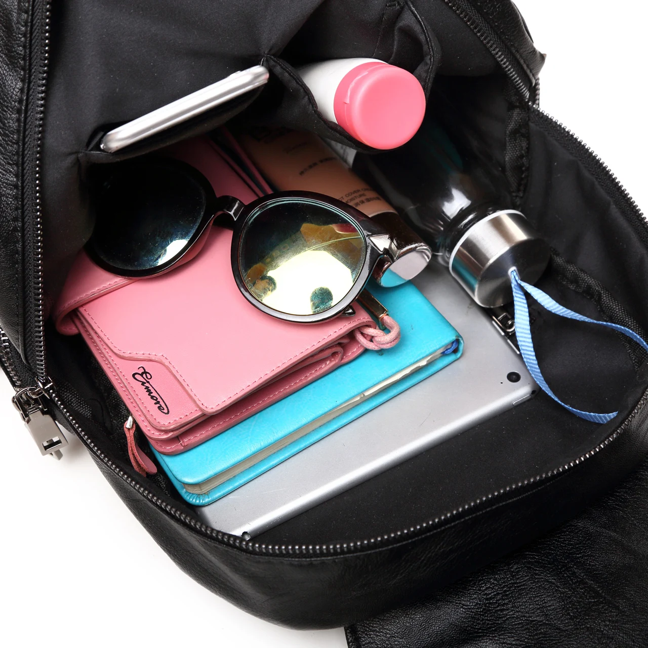 Женский рюкзак из натуральной овечьей кожи женская сумка для компьютера