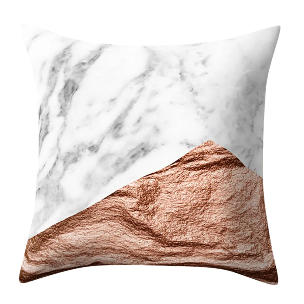Наволочки Геометрическая мраморная текстура наволочка для дивана домашний