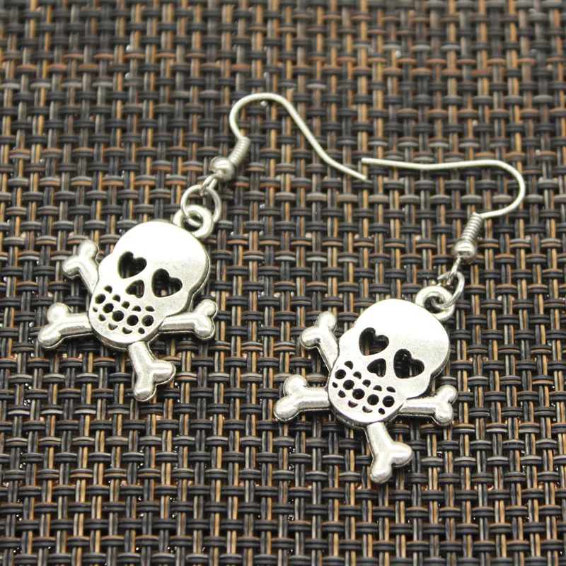 Новые модные серьги ручной работы в виде черепа быка для женской вечеринки -