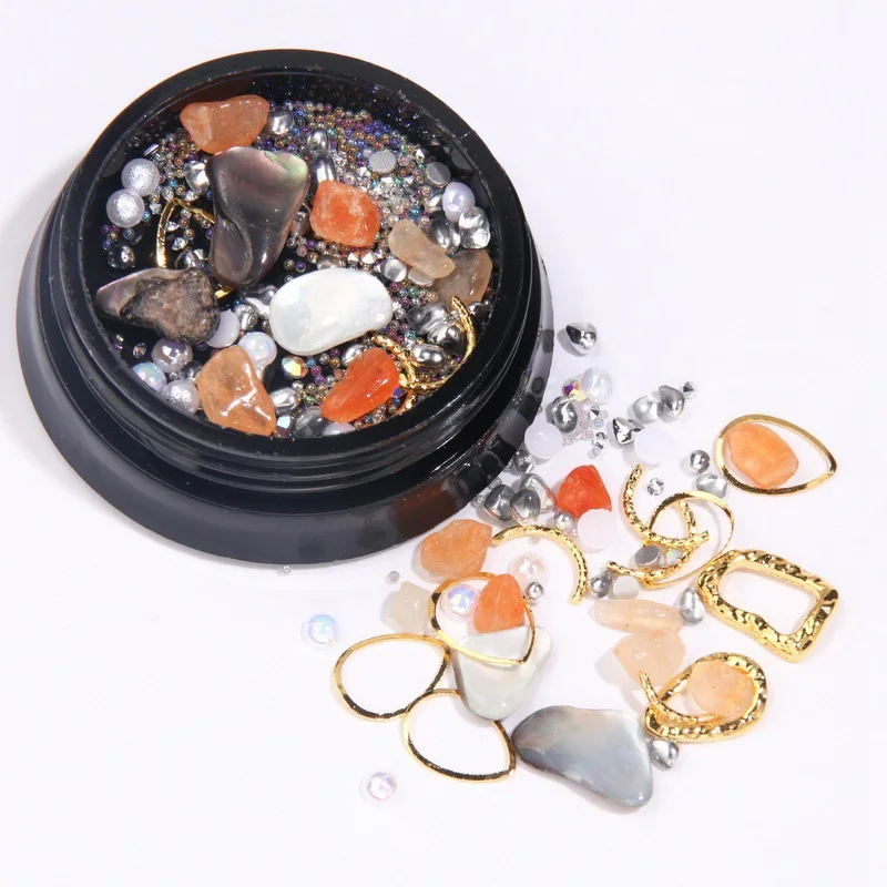 Разноцветные Бусины Стразы блестящие заклепки океан нерегулярные 3D камни для