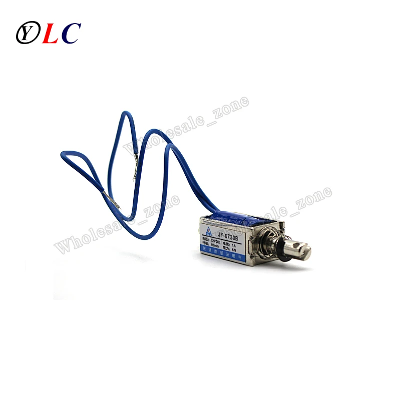 Новый DC 12V 1.5A Тип рамы силы 80 г 0.8N JF 0730B для путешествий 10 мм Линейный