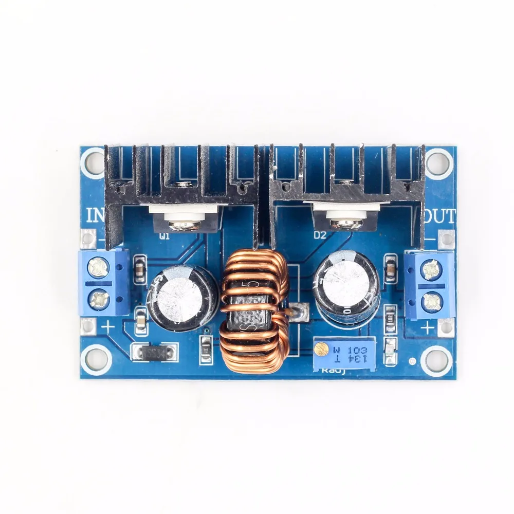Понижающий модуль питания DC4-40v к DC1.25-36v 8A 200w Регулируемый XL4016E1 DC-DC DC регулятор