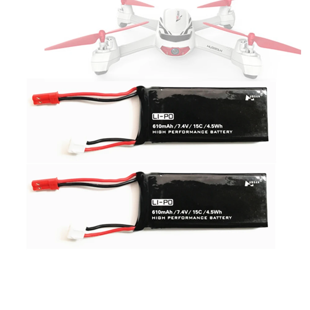 2 шт. 7 4 в 610 мАч Li Po Battert Для Hubsan X4 H502S H502E запасные части для радиоуправляемого