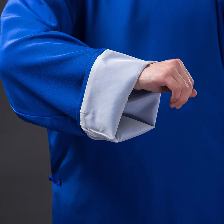 Традиционная китайская одежда с длинным рукавом костюм Тан китайский воротник