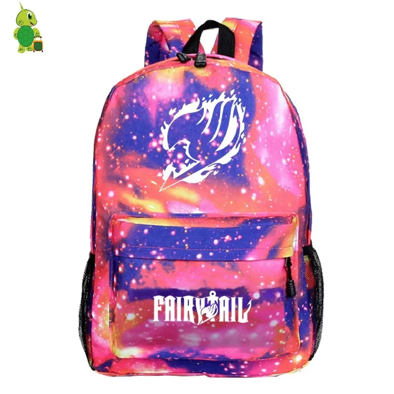 7 Mochila рюкзак "Хвост Феи" Аниме повседневные дорожные сумки через плечо школьные сумки для подростков женщин мужчин рюкзак для ноутбука детские сумки для книг - Цвет: 7