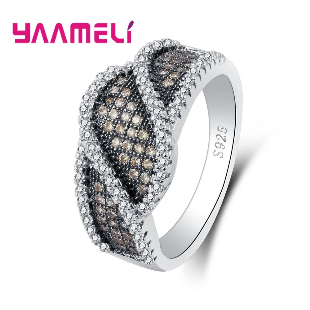 Бренд хорошее качество Стерлинговое Серебро 925 пробы яркий кристалл кубический