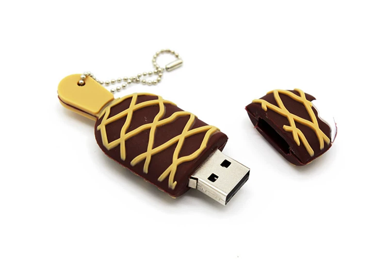 BiNFUL мультфильм USB в виде мороженого флеш-накопитель дешевые флеш-накопитель 4 ГБ 8 ГБ оперативной памяти, 16 Гб встроенной памяти, USB флеш-накопитель 128 ГБ оперативной памяти, 32 Гб встроенной памяти, 64 ГБ флэш-накопитель U диск творческого USB флэш-накопители
