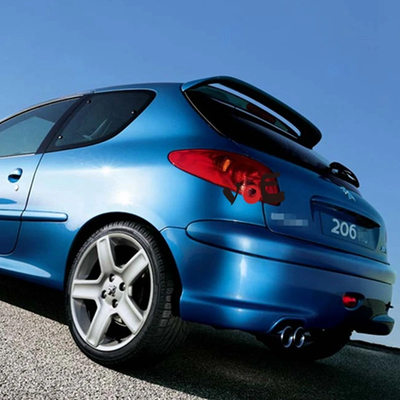 2009-2016 206 ABS пластик неокрашенный заднее крыло спойлер для Peugeot | Автомобили и