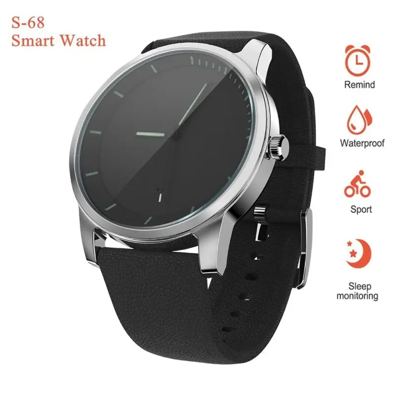 Newest Hottest High Quality Smart Watch S68 Circular Screen Bluetooth Smart Watch Quartz Movement Watch