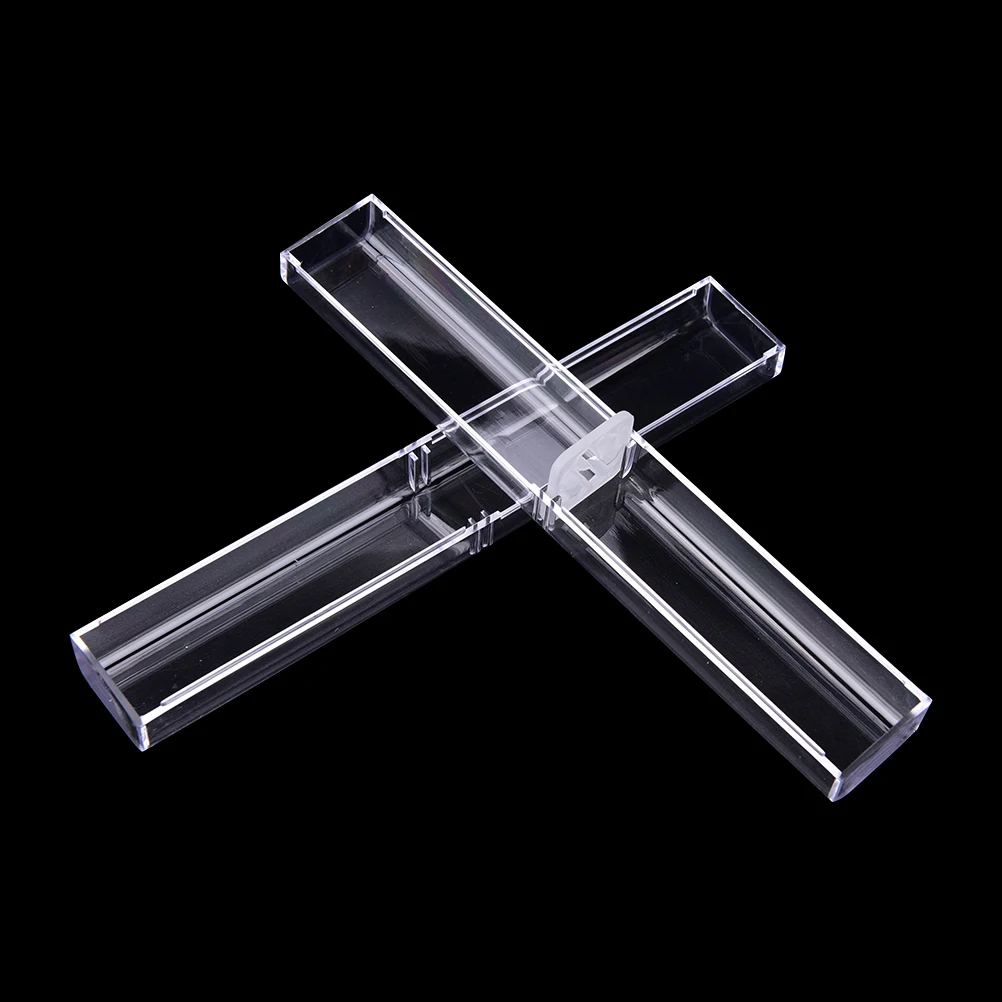 

1Pc Microblading pen Box Crystal Acrylic caneta microblading tebori display and storage box brow manual tattoo supplies