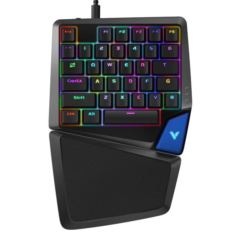 RAPOO V550RGB механическая клавиатура с подсветкой usb Настольный ПК геймер для игровой