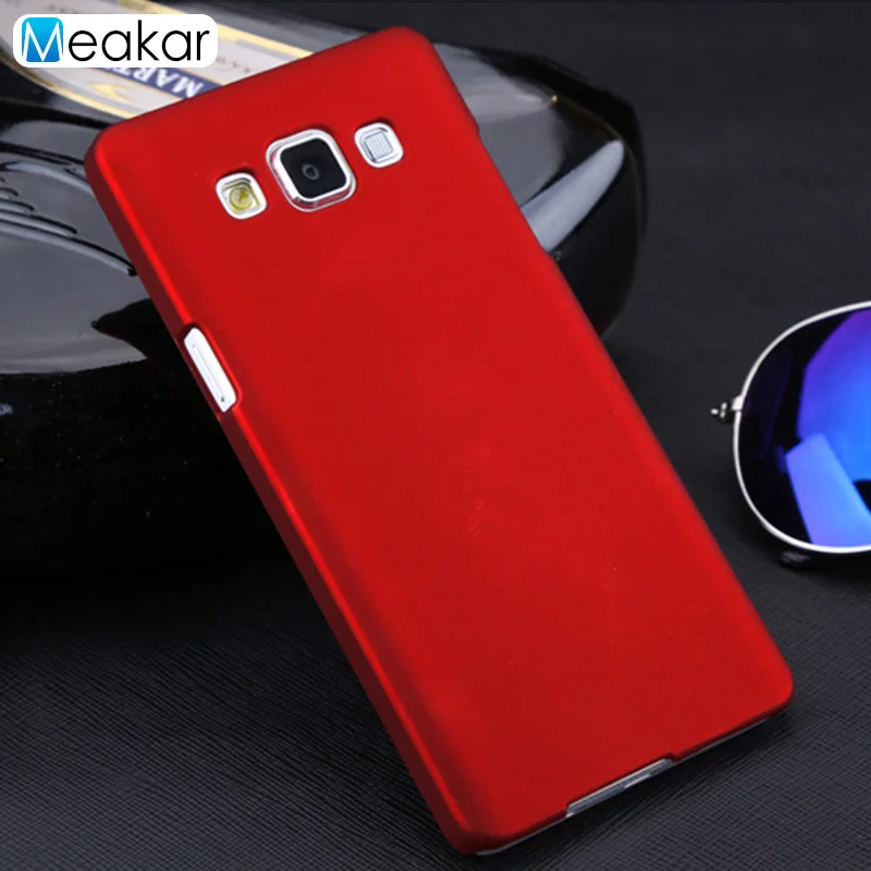 Coque 5.5For samsung Galaxy A7 чехол для samsung Galaxy A7 Duos Sm A700 A700FD A700F A7000 телефона чехол-лента на заднюю панель - Цвет: red