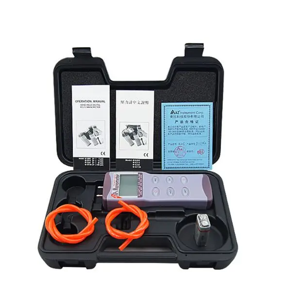 AZ8215 цифровой вакуумный манометр 15psi измеритель дифференциального давления 100