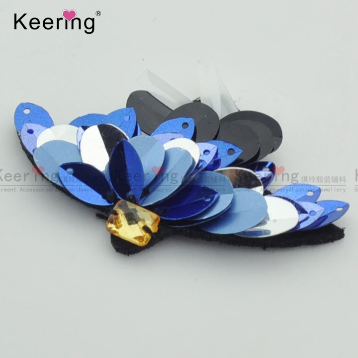 

Beautiful Handmade Sequin Beaded Butterfly Patch For Clothes WPHB-035