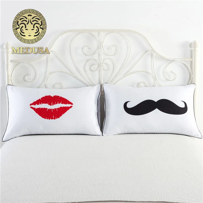 Его невеста/ее жених Свадебные наволочки подарок на день Святого Валентина