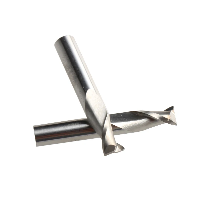 

2pcs Shank 6mm x12mm 2 Flute Spiral Bits, Milling Tool, Wooden Cutters, Carbide CNC PVC Endmill Router Bit